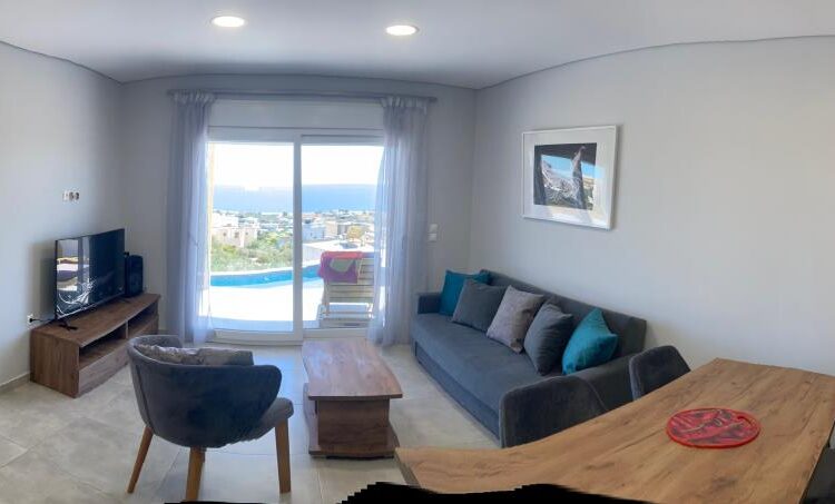 Two bedroom Sea View villa with terrace 10