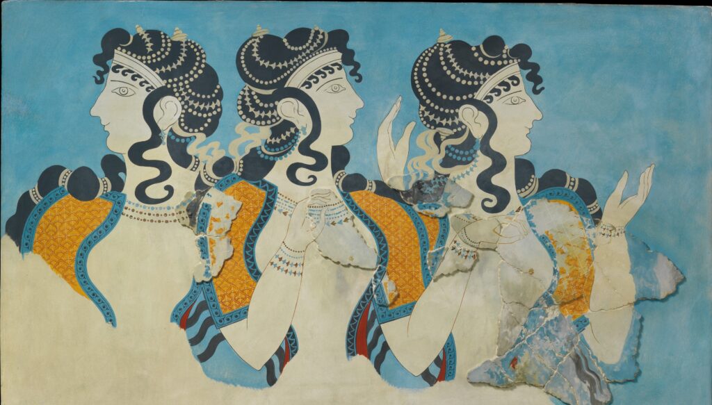 Ladies in Blue 1600 BC