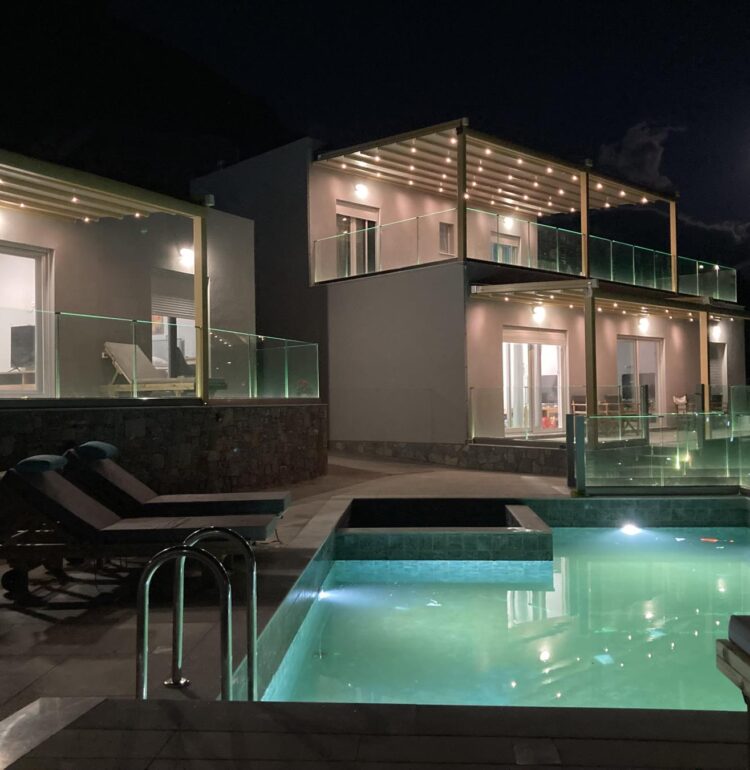 3 Villas Sea View Complex with Pool 5