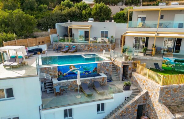 3 Villas Sea View Complex with Pool 6